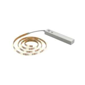 2 meter motion sensor LED strip with warm white light, battery powered, easy installation - Lamp & Lighting