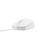 Natec Ruff 2 white optical mouse, angled view