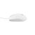 Natec Ruff 2 white optical mouse, side view