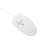 NATEC NMY-1988 wired optical mouse, white, bottom view