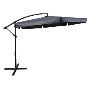 Pepita Capri kippbarer Gartenschirm 3m #grau 139574881 - Gartenmöbel