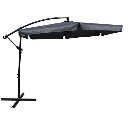 Pepita Capri kippbarer Gartenschirm 3m #grau 50363570