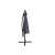 Pepita Capri kippbarer Gartenschirm 3m #grau 50363570