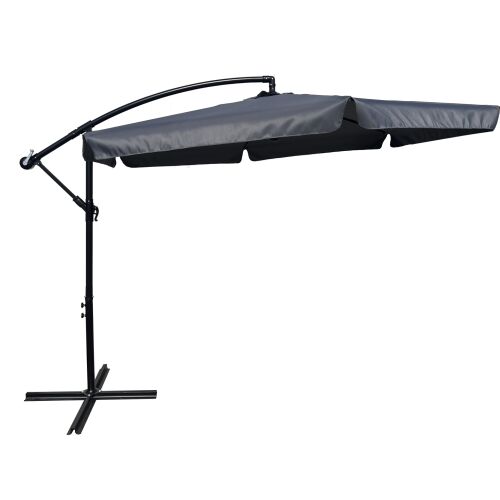 Pepita Capri umbrelă de grădină înclinabilă 3m #gri 139574881