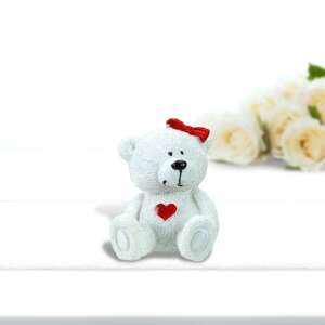 Porcelánový biely medveď so srdcom 50364393 Nápady na darčeky