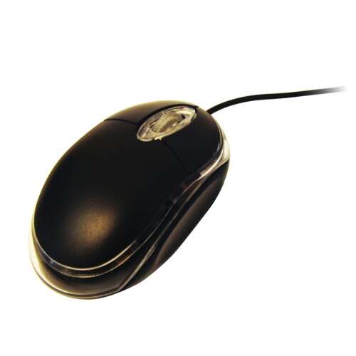 Silverline OM-290 800dpi wired optical mouse, black
