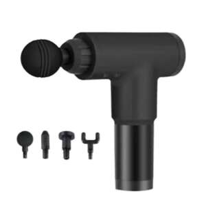  Fascial Gun - akkumulátoros masszázs pisztoly - fekete színben