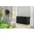 Keter Emily 270L storage box in graphite color, in a garden setting
