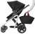 Maxi-Cosi Lila stroller with shopping basket, black color