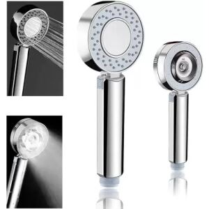 Aroma ezüst kézi zuhanyfej, víztakarékos, több nézet - Zuhanyfej