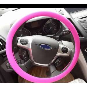 Rózsaszín szilikon kormányvédő autóhoz - Autós kormányhuzat