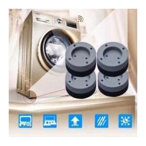 Set of 4 Anti-Vibration and Noise Reduction Washing Machine Feet - Washing Machine Accessory
