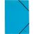 LEITZ Mapa s gumicom, karton, A4, LEITZ "Recycle", plava
 50404697