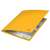 LEITZ A4 yellow file folder, made from 100% recycled cardboard, with a metal mechanism
