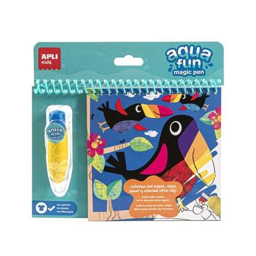 APLI Carte de colorat pe bază de apă APLI Kids "Aqua Fun", junglă