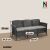 Leziter Venus sofa ogrodowa z efektem rattanu, wymiary
