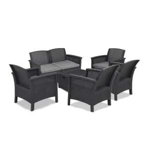 Venus II Big 6 személyes kerti bútor garnitúra grafit 50405749 - Zestaw do siedzenia w ogrodzie