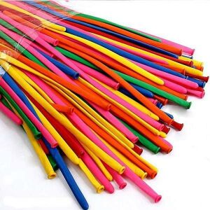 Colorful modeling balloons, 100 pieces, uninflated - Balloon