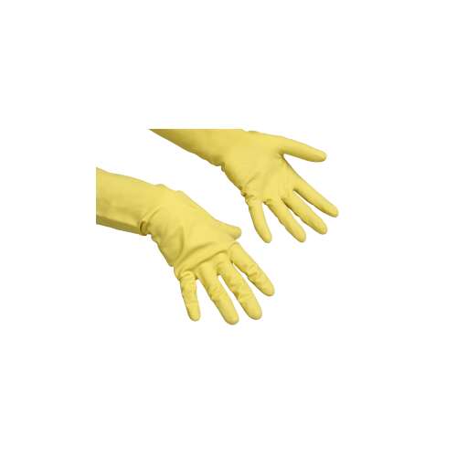 Mănuși de cauciuc s șervețele de uz casnic contract yellow_100539