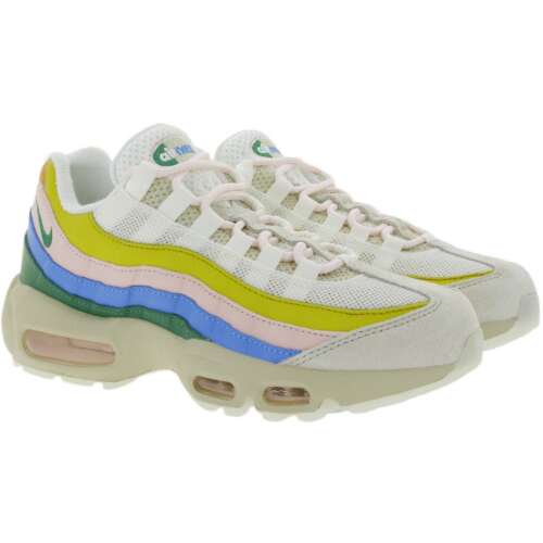 NIKE Air Max 95 női Retro edzőcipő Rise és Unity valódi bőr fehér