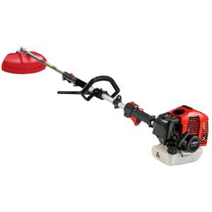 Iskra TU-MT430 Multifunktions-Freischneider, 42,7 cm3, 1,35 kW, 2-Takt, 430 mm Schneidkopf, 255 mm Messer, 855 mm Schaft, Einhandgriff, 14,5 kg, rot, schwarz, weiß - Iskra