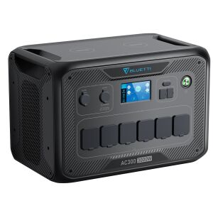 Bluetti AC300 3000W Moduláris Hordozható Erőmű, ferde nézet - Hordozható töltőállomás