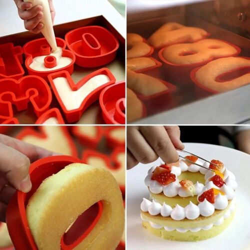 Szilikon szám tortaforma használati példák - Sütőforma