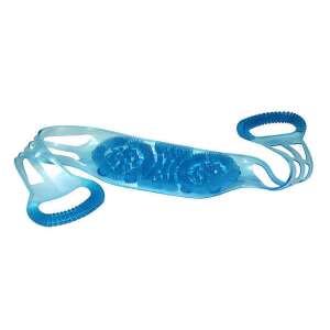 Kék szilikon hátmosó és masszírozó két fogantyúval - Fürdőkefe