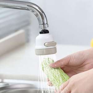 Wassersparender Wasserhahn-Sprühkopf, drehbar, 360 Grad, für Küchenspüle, einfach zu installieren, wassersparend, wassereffizient - Wasserhahn-Filter