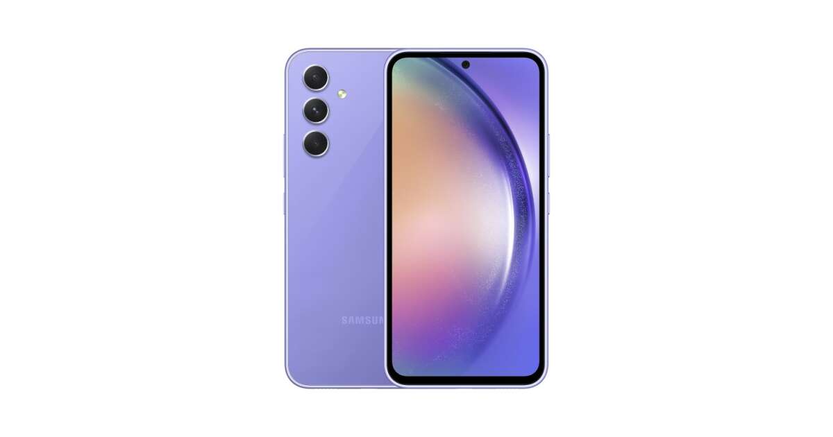 Samsung Galaxy A54 5G 128GB 8GB RAM Dual SIM Mobile Phone, Purple
