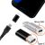 Közelkép a Micro USB - USB-C átalakítóról