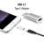 USB 3.1 Type C adapter okostelefonhoz csatlakoztatva