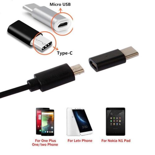 Micro USB - USB-C átalakító telefon és tablet kompatibilitással - Átalakító