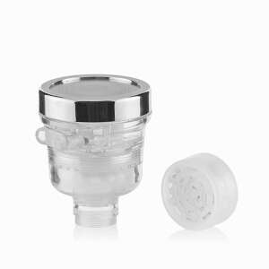 Ecogriff Wasserfilter mit Filter Faukko InnovaGoods, transparent und silber, mit Filter und Ersatzfilter - Wasserhahn-Filter