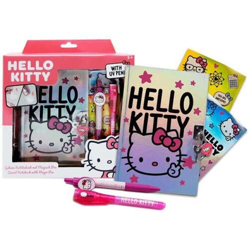 Hello Kitty napló UV tollal