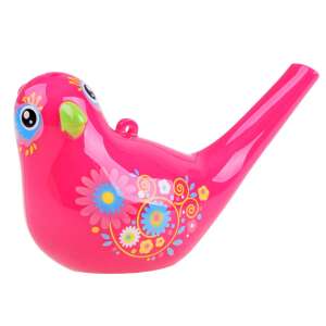 Pink bird whistle and bath bubble toy - Toy Instrument