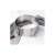 Adjustable cake ring, 12 cm high, stainless steel, for baking cakes, cheesecakes, and desserts