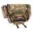 Szürke-zöld mintás katonai hátizsák több rekeszel és zsebbel