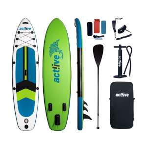 Act!ive SB-010 Newport felfújható SUP deszka, zöld és kék színben, tartozékokkal - SUP & Paddleboard