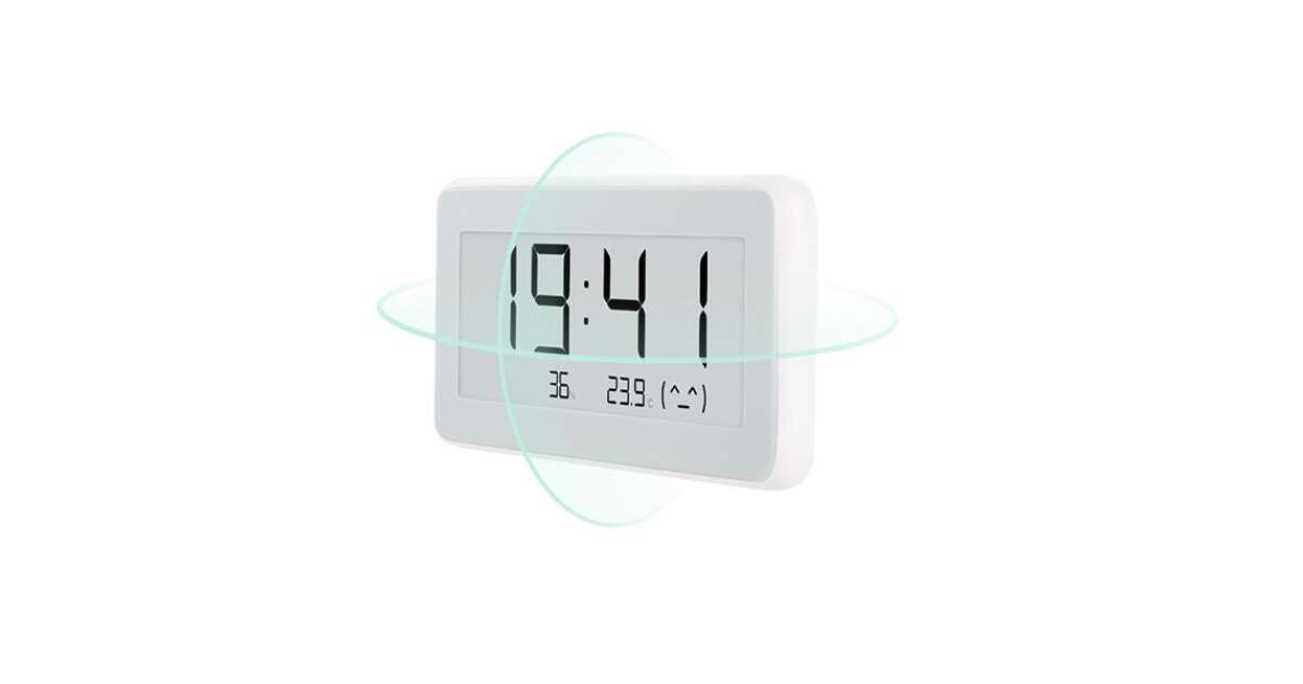 Xiaomi Temperature and Humidity Monitor Clock hőmérséklet, és