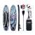 Act!ive SB-008 San Diego mintás kék felfújható SUP deszka evezővel, pumpával, pórázzal, javító készlettel, uszonnyal, láb bilinccsel és hordozótáskával