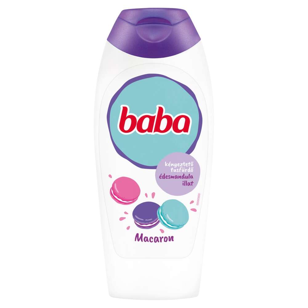 E-shop Baba Sprchový gél Sládka mandla vôňa - Macaron 400ml + Darčekový...
