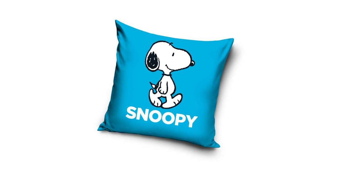 Snoopy Blue Párnahuzat 40x40 Cm Pepitahu