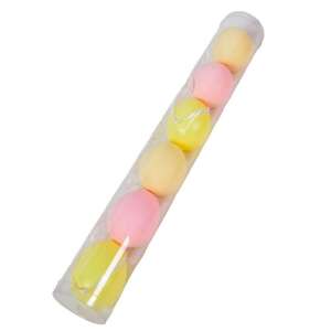 6 ouă de Paște din plastic în culori pastelate, 6 cm - Decorațiuni de Paște
