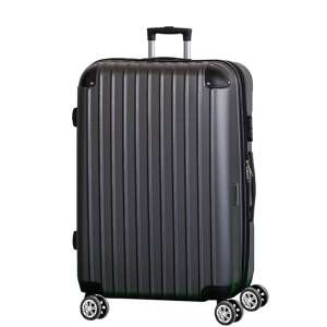 BeComfort L01-G-75 75cm grey hard shell rolling suitcase - Fashion & Clothing