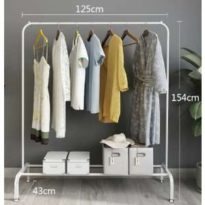 Ruhaszárító Állvány Cipőtartóval - 154x43x125 cm