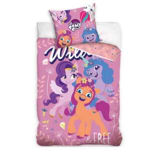 Én kicsi pónim Wild & Free ágyneműhuzat garnitúra 140x200cm, rajzfilm pónikkal - Carbotex