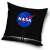 NASA Space párnahuzat, 40x40 cm, fekete színű, űrhajós és NASA logóval