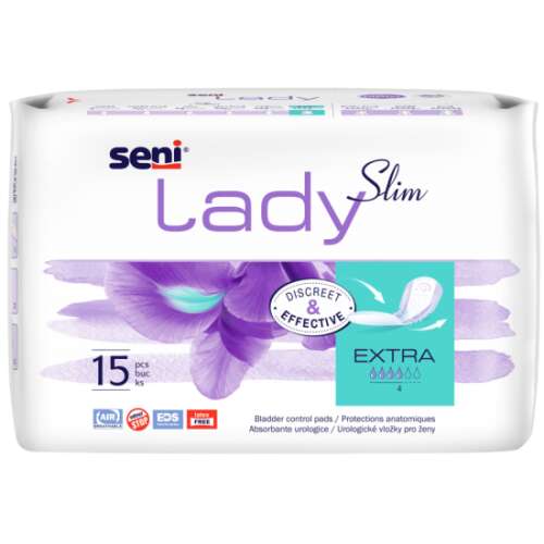 Seni Lady Lady Slim Extra Incontinence Pads 15pcs