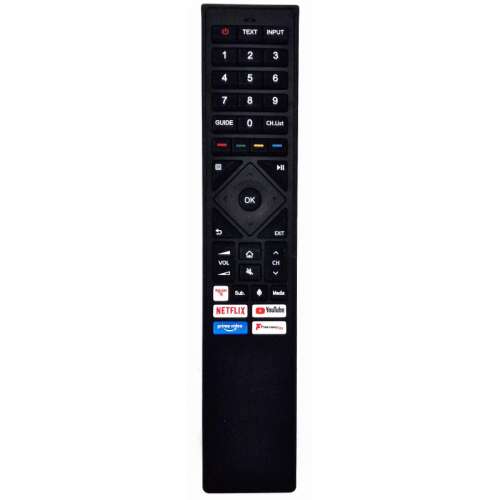 Hisense ERF3B72H TV távirányító Netflix, YouTube és Amazon Prime gombokkal